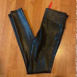 Spanx leather leggings